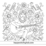 Coloring pages for teens