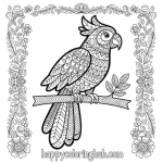 Coloring pages related to the zoo