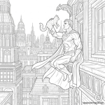 Coloring pages superheroes for boys and girls