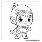 Coloring pages zuma