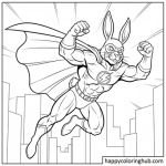 Coloring rabbit