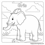 Colors in spanish coloring pages