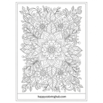 Colour by number for adults printable
