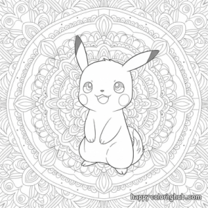 Cute pokemon coloring pages