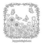 Design coloring hard pages