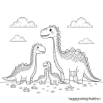 Dinosaur coloring book