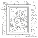 Disney colouring for adults