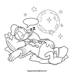 Donald duck coloring pages