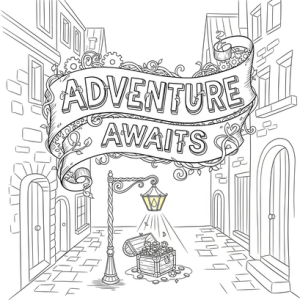 Doodle art alley quotes coloring pages