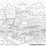 Earth day coloring pages