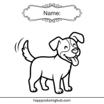 Easy coloring pages for 3 year olds