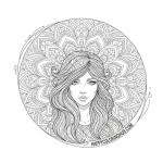 Easy coloring pages for girls