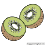 Easy pop art fruit coloring pages free printable