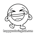 Emoji movie printable coloring pages