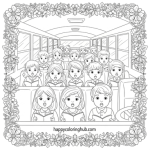 First day of school coloring pages 1st grade