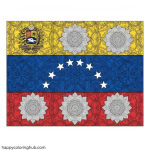 Flags of spanish speaking countries coloring pages