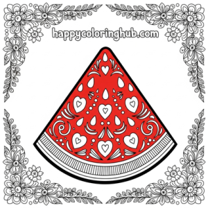 Food coloring pages for toddlers printable free