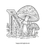 Free alphabet printable toddler coloring pages