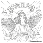 Free childrens coloring and activity pages of jesus birth