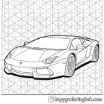 Free color pages lamborghini