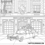 Free coloring pages for ghost busters