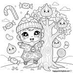 Free coloring pages of zacchaeus