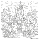 Free online disney ariel coloring page