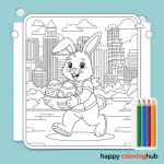 Free online easter coloring pages