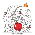 Free plant vs zombies coloring pages