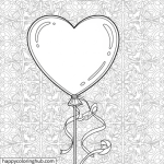 Free printable coloring pages for valentines day dad