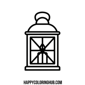 Free printable easy lantern coloring pages – Happy Coloring Hub – Free ...