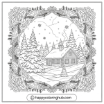Free printable landscape coloring pages for adults