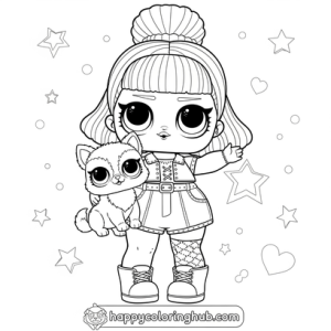 Free printable lol surprise doll coloring pages printable