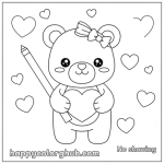 Free printable valentine coloring pages for teachers