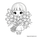Free spanish spring coloring pages