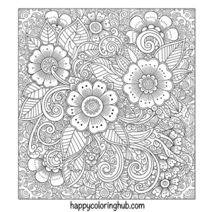 Free zen coloring pages for adults