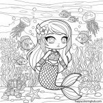 Gacha life coloring pages