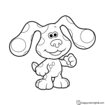 Images of coloring pages blues clues