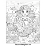 Images of donut coloring page