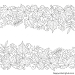 Images printable fall coloring pages
