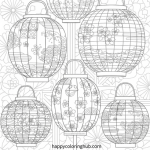 Japanese coloring pages for adults