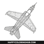 Jet coloring pages