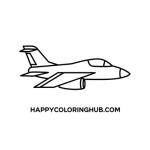 Jet coloring pages 8.5 x 11