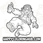 Jet set radio coloring pages