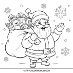 Joy christmas coloring pages