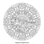 Jurassic world lego indominus rex coloring page