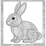 Kawaii adult coloring book