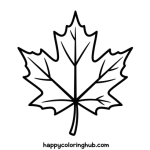 Leaves printable coloring pages for toddlers