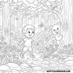 Little boys coloring pages
