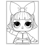 Lol dolls coloring pages printable